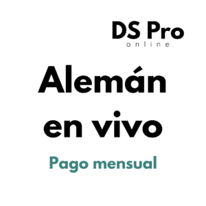 DS Pro online | Aprende alemán online 9 CURSO ONLINE DE ALEMÁN - DEUTSCHE SCHULE - mensual